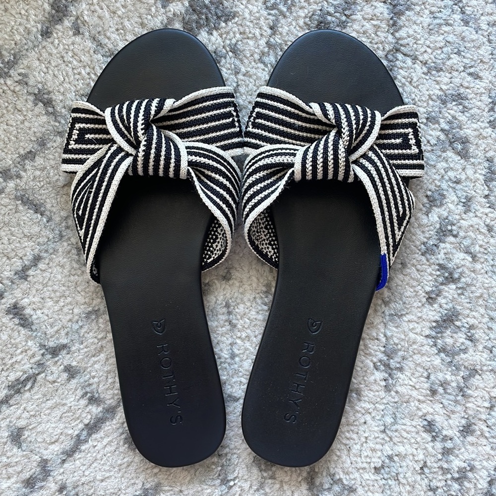 Rothy's The Hemp Knot Black & Tan